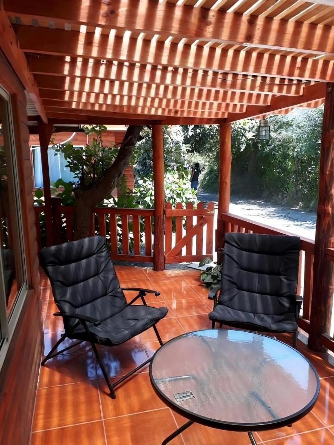 Cabana La Araucaria El Manzano  ภายนอก รูปภาพ