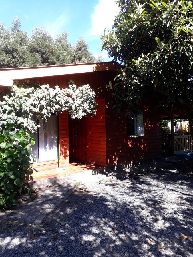 Cabana La Araucaria El Manzano  ภายนอก รูปภาพ
